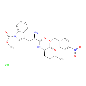 D-Norleucine, 1-(methoxycarbonyl)-D-tryptophyl-, (4-nitrophenyl)methyl ester, monohydrochloride (9…