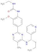 Urea, N-​ethyl-​N'-​[2-​methoxy-​4-​[5-​methyl-​4-​[[(1S)​-​1-​(3-​pyridinyl)​butyl]​amino]​-​2-​p…