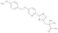3-(3-(5-((4-Methoxybenzyl)oxy)pyridin-2-yl)-1,2,4-oxadiazol-5-yl)-2,2-dimethylpropanoic acid
