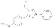 4-(Chloromethyl)-3-(4-methoxyphenyl)-1-phenyl-1H-pyrazole