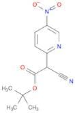 tert-Butyl 2-cyano-2-(5-nitropyridin-2-yl)acetate