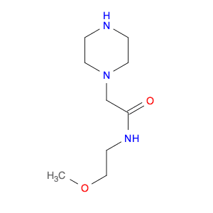N-(2-Methoxyethyl)-2-piperazin-1-ylacetamide