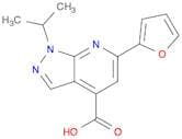 6-(Furan-2-yl)-1-isopropyl-1H-pyrazolo[3,4-b]pyridine-4-carboxylic acid