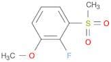 2-Fluoro-1-methoxy-3-(methylsulfonyl);benzene