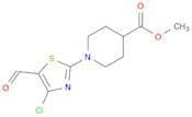 4-Chloro-2-(4-carbomethoxyl-1-piperidinyl)-5-thiazolecarboxaldehyde
