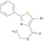 4-​Thiazolecarboxylic acid, 5-​bromo-​2-​phenyl-​, ethyl ester