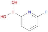 (6-Fluoropyridin-2-yl);boronic acid