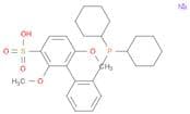 2'-Dicyclohexylphosphino-2,6-dimethoxy-3-sulfonato-1,1'-biphenyl hydrate sodium salt (water solubl…