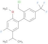 2'-(Chloromethyl)-4-fluoro-5-isopropyl-2-methoxy-4'-(trifluoromethyl)-1,1'-biphenyl