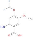 2-Amino-4-(difluoromethoxy)-5-methoxybenzoic acid