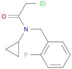 2-Chloro-N-cyclopropyl-N-(2-fluorobenzyl)acetamide