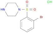 1-(2-bromobenzenesulfonyl)piperazine hydrochloride
