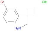 [1-(3-Bromophenyl)cyclobutyl]methanamine HCl