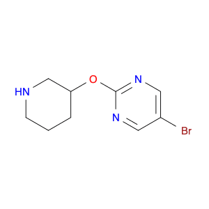 5-Bromo-2-(piperidin-3-yloxy)pyrimidine