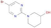 1-(5-Bromopyrimidin-2-yl)-3-piperidinol