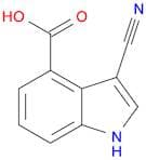 3-Cyano-1H-indole-4-carboxylic acid