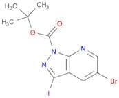 tert-Butyl 5-bromo-3-iodo-1H-pyrazolo[3,4-b]pyridine-1-carboxylate