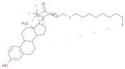 Estra-1,3,5(10)-triene-3,17-diol,7-[9-[(4,4,5,5,5-pentafluoropentyl)thio]nonyl]-,17-acetate,(7a,17…