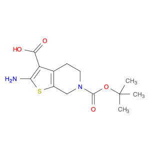2-Amino-6-(tert-butoxycarbonyl)-4,5,6,7-tetrahydrothieno[2,3-c]pyridine-3-carboxylic acid
