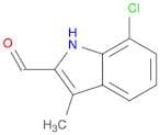 7-Chloro-3-methyl-1H-indole-2-carbaldehyde