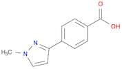 4-(1-Methyl-1H-pyrazol-3-yl)benzoic acid