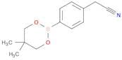 [4-(5,5-dimethyl-1,3,2-dioxaborinan-2-yl)phenyl]acetonitrile