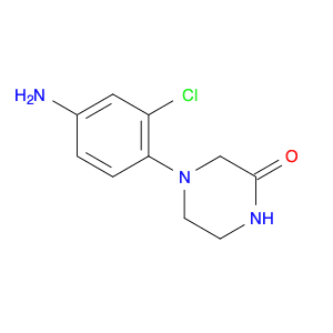 4-(4-Amino-2-chlorophenyl)-2-piperazinone