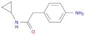 2-(4-Aminophenyl)-N-cyclopropylacetamide