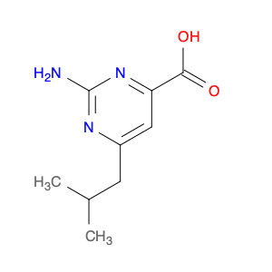 2-Amino-6-isobutylpyrimidine-4-carboxylic acid