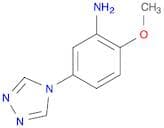 2-methoxy-5-(4H-1,2,4-triazol-4-yl)aniline