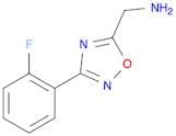 1-[3-(2-fluorophenyl)-1,2,4-oxadiazol-5-yl]methanamine