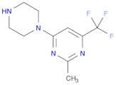 2-methyl-4-piperazin-1-yl-6-(trifluoromethyl)pyrimidine
