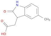 (5-methyl-2-oxo-2,3-dihydro-1H-indol-3-yl)acetic acid