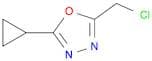 2-(Chloromethyl)-5-cyclopropyl-1,3,4-oxadiazole