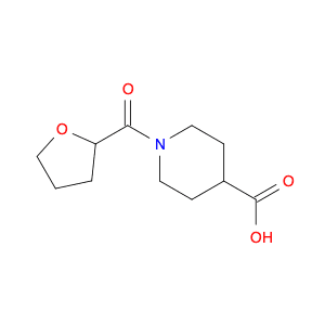 1-(TETRAHYDROFURAN-2-YLCARBONYL)PIPERIDINE-4-CARBOXYLIC ACID