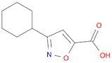 3-Cyclohexylisoxazole-5-carboxylic acid