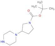 tert-Butyl 3-piperazin-1-ylpyrrolidine-1-carboxylate dihydrochloride