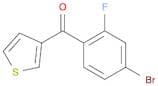 3-(4-Bromo-2-fluorobenzoyl)thiophene