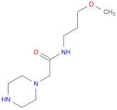 N-(3-Methoxypropyl)-2-piperazin-1-ylacetamide