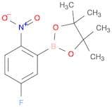 2-(5-FLUORO-2-NITROPHENYL)-4,4,5,5-TETRAMETHYL-1,3,2-DIOXABOROLANE