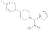 2-(4-(4-Fluorophenyl)piperazin-1-yl)-2-(thiophen-2-yl)acetic acid