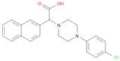 2-(4-(4-Chlorophenyl)piperazin-1-yl)-2-(naphthalen-2-yl)acetic acid