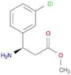 METHYL (3R)-3-AMINO-3-(3-CHLOROPHENYL)PROPANOATE