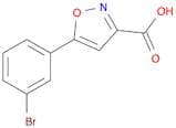 5-(3-bromophenyl)-1,2-oxazole-3-carboxylic acid