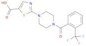 2-(4-(2-(Trifluoromethyl)benzoyl)piperazin-1-yl)thiazole-5-carboxylic acid