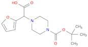 2-(4-(tert-Butoxycarbonyl)piperazin-1-yl)-2-(furan-2-yl)acetic acid
