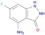 4-Amino-6-fluoro-1H-indazol-3-ol