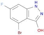 4-Bromo-6-fluoro-1H-indazol-3-ol