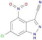 6-Chloro-4-nitro-1H-indazole-3-carbonitrile