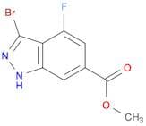 3-BROMO-4-FLUORO-6-INDAZOLECARBOXYLIC ACID METHYL ESTER
